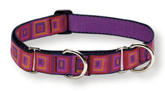 Lupine Ruby Cube Large Martingale Dog Collar (1 Inch)