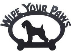 Sweeney Ridge Wheaten Terrier Wipe Your Paws Sign