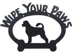 Sweeney Ridge Portuguese Water Dog Wipe Your Paws Sign