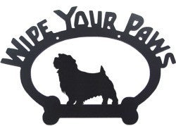 Sweeney Ridge Norfolk Terrier Wipe Your Paws Sign