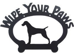 Sweeney Ridge German Short Hair Pointer Wipe Your Paws Sign