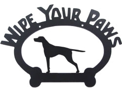 Sweeney Ridge English Pointer Wipe Your Paws Sign