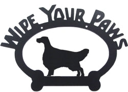 Sweeney Ridge English Setter Wipe Your Paws Sign