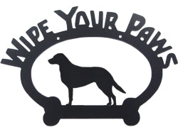 Sweeney Ridge Chesapeake Bay Retriever Wipe Your Paws Sign
