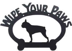 Sweeney Ridge Boxer Wipe Your Paws Sign