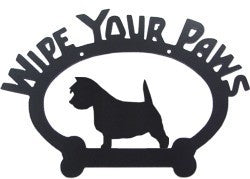 Sweeney Ridge Westie Wipe Your Paws Sign