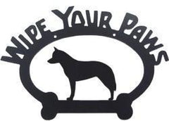 Sweeney Ridge Australian Cattle Dog Wipe Your Paws Sign