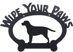 Sweeney Ridge Labrador Retriever Wipe Your Paws Sign