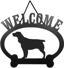 Sweeney Ridge Springer Spaniel Welcome Sign