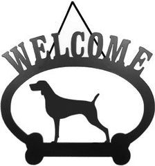 Sweeney Ridge Weimaraner Welcome Sign