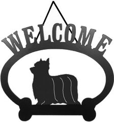 Sweeney Ridge Yorkshire Terrier Welcome Sign