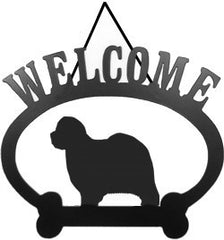 Sweeney Ridge Old English Sheepdog Welcome Sign
