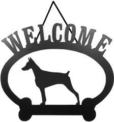 Sweeney Ridge Doberman Welcome Sign