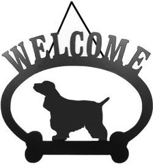 Sweeney Ridge English Cocker Spaniel Welcome Sign