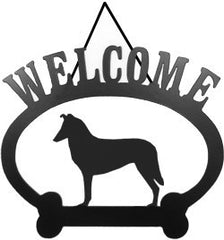 Sweeney Ridge Smooth Collie Welcome Sign