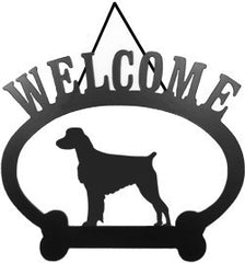 Sweeney Ridge Brittany Spaniel Welcome Sign