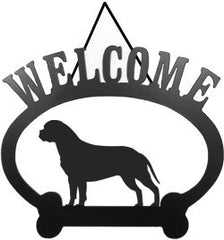 Sweeney Ridge Bull Mastiff Welcome Sign