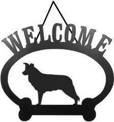 Sweeney Ridge Border Collie Welcome Sign