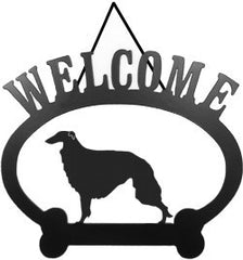 Sweeney Ridge Borzoi Welcome Sign