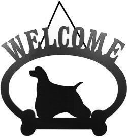 Sweeney Ridge American Cocker Spaniel Welcome Sign