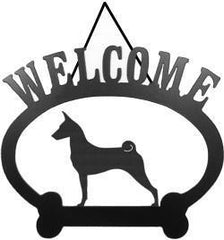 Sweeney Ridge Basenji Welcome Sign