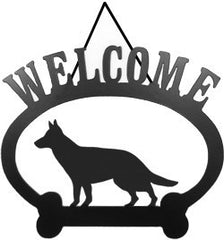 Sweeney Ridge German Shepherd Welcome Sign
