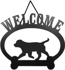 Sweeney Ridge Trotting Puppy Welcome Sign