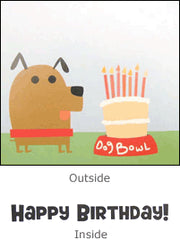 Happy Birthday Card For Dogs