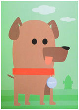 Dog Themed Thank You Card