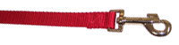 Premier Red Nylon Dog Leash