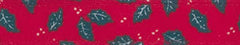 Elmo's Closet Holly Leaves Dog Collar