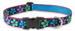 Lupine Flower Power Large Dog Collar (1 Inch)