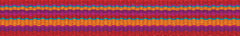 Lupine Closet Sunset Stripe Step-In Small Dog Harness (1/2 Inch)