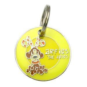 Dogoscopes Aries Zodiac Sign Dog ID Tag