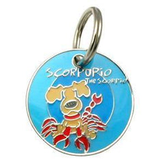 Dogoscopes Scorpio Zodiac Sign Dog ID Tag