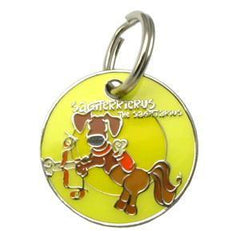 Dogoscopes Sagittarius Zodiac Sign Dog ID Tag