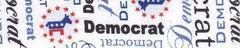 Elmo's Closet Democrat Dog Collar