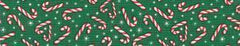 Elmo's Closet Candy Canes & Snowflakes Dog Collar