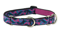 Lupine Closet Peacock Medium Martingale Dog Collar (3/4 Inch)