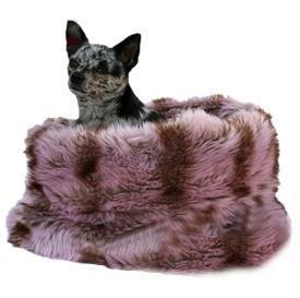 Pet Flys Mystic Mink Snuggle Bug Dog Bed & Bag