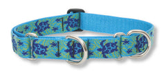 Lupine Turtle Reef Large Martingale Dog Collar (1 Inch)