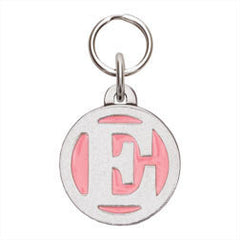 Rockin' Doggie Color Initial Dog Tag - Letter E