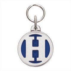 Rockin' Doggie Color Initial Dog Tag - Letter H