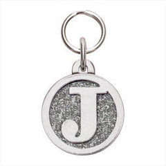 Rockin' Doggie Color Initial Dog Tag - Letter J