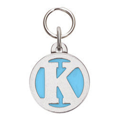 Rockin' Doggie Color Initial Dog Tag - Letter K