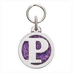 Rockin' Doggie Color Initial Dog Tag - Letter P