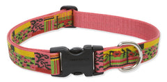 Lupine Flower Patch Large Dog Collar (1 Inch)