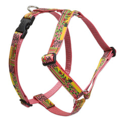 Lupine Flower Patch Large Dog Harness (1 Inch)