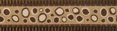 Red Dingo Bedrock Brown Bucklebone Dog Collar