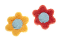 West Paw Eco-Friendly Plush Flower Cat Toys (2 Pack)